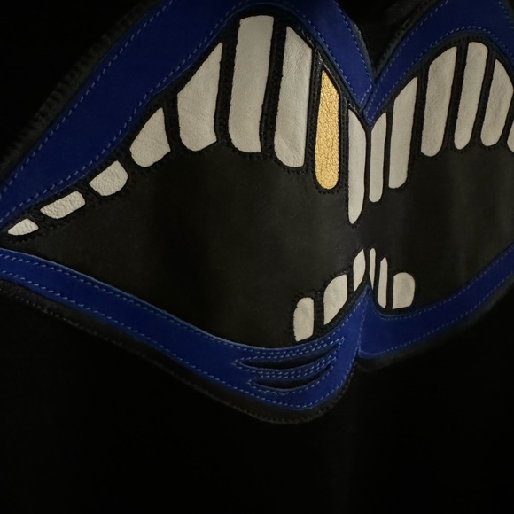 Chrome Hearts Matty Boy Chomper Leather Patch Zip-Up Hoodie - Picture 5 of 14